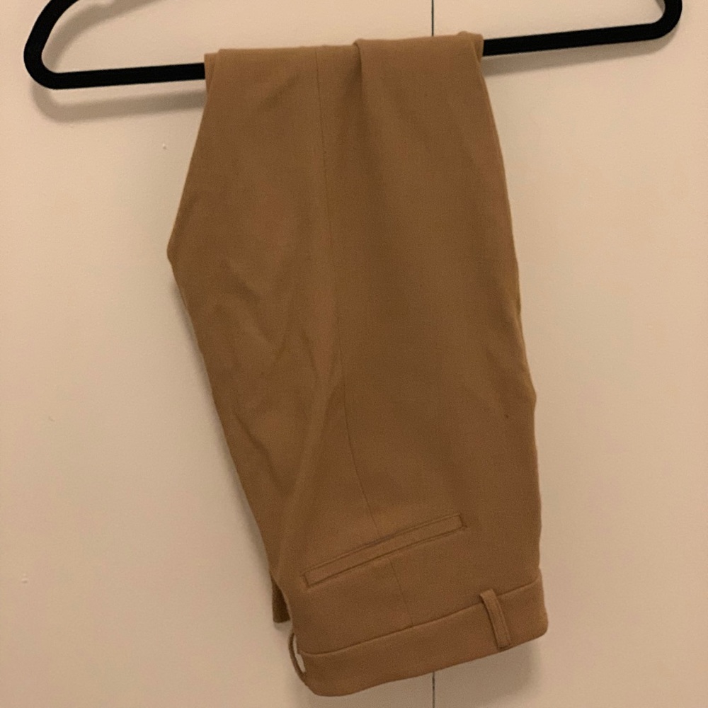 Express tan skinny dress pants